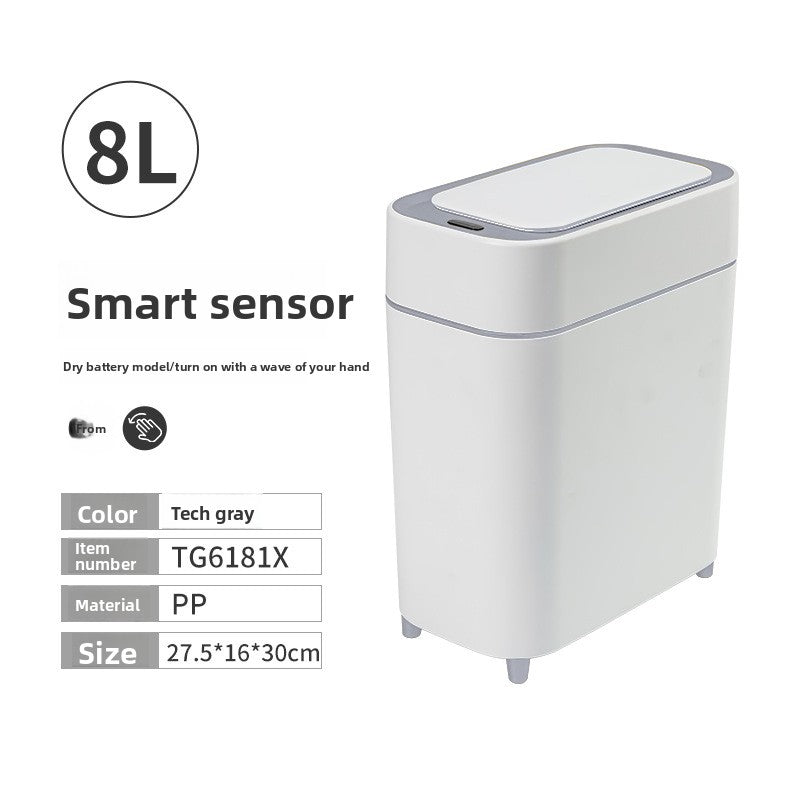 Sensor Automatic Trash Can with Self-Sealing
