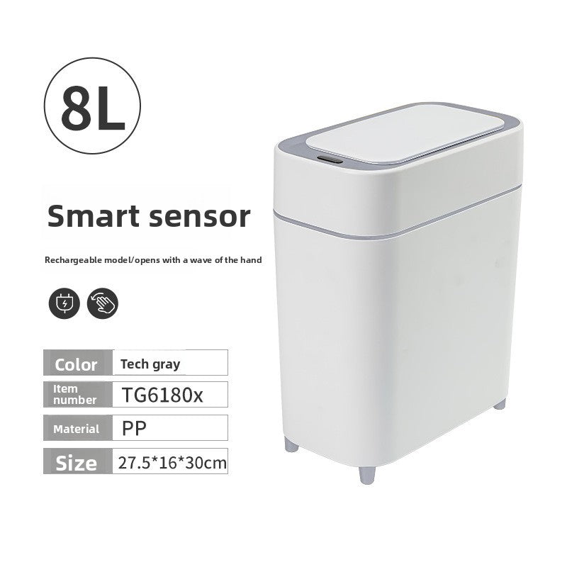 Sensor Automatic Trash Can with Self-Sealing